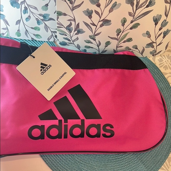 NWT Adidas Pink and Black Women's Duffle Gym Bag - Picture 17 of 17